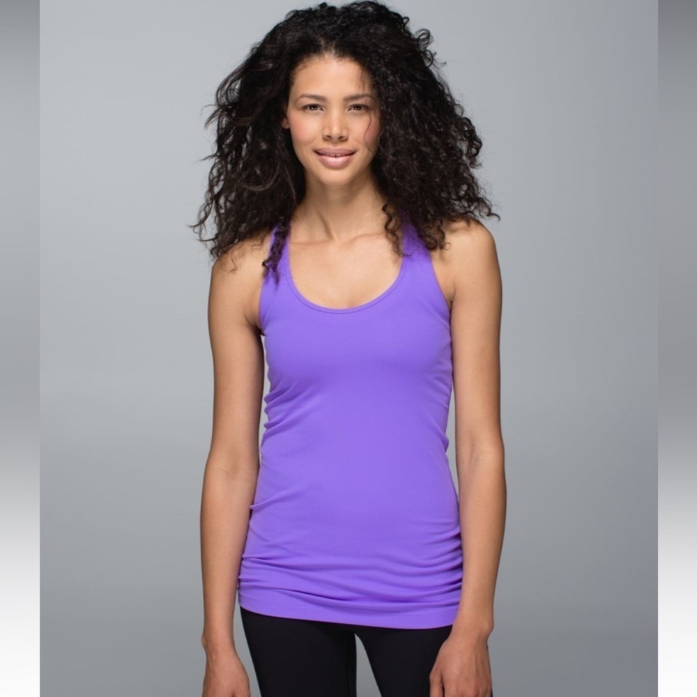 Lululemon Purple Cool Racerback Tank, Size 4